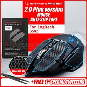 Hotline Games 2.0Plus Muis Anti-Slip Grip Tape Voor Logitech G502 / G502 Draadloze, Grip Upgrade, vocht Wicking, Aan Te Brengen