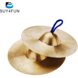 15 cm/5.9in Mini Kleine Koperen Hand Cymbals Gong Band Ritme Percussie Muziekinstrument Speelgoed voor Kids Kinderen