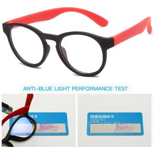 Anti Blauw Licht Kids Bril Optische Frame Kinderen Jongen Meisjes Computer Transparante Blokkeren Anti Reflecterende Brillen Uv