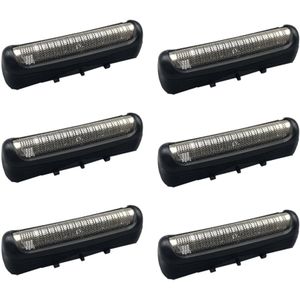6X Scheerapparaat Scheermes Vervanging Scheerapparaat Folie Hoofd Deel Cutter Accessoires Voor Braun Scheermes 32B 32S 21B 21S ,32B Solo