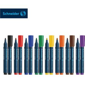8 Stks/partij Schneider Maxx130 Multicolor Inkt Plastic Whiteboard Marker Pen Klassieke Glad Pen School Kantoor Suppli