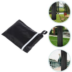 1Pc Polyester Paraplu Beschermhoes Waterdichte Outdoor Paraplu Cover (Zwart)
