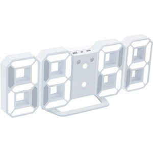 3D Morden Led Digitale Wandklok Tafel Bureau Alarm Horloge Duurzaam Nachtlampje Lamp