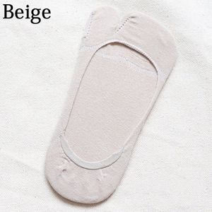 Zomer Gekamd Katoen Tabi Sokken Effen Kleur Comfortabel Ademend Twee Teen Sokken Vrouwen Antislip Onzichtbare Low Cut Boot sok