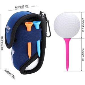 Kleine Golfbal Zak Houder met Bal & Golf Tees Nagels Set Kleine Taille Pouch Pakket Golf Accessoires Training Aids