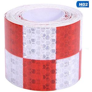 Auto Reflecterende Sticker Waarschuwing Sticker Motorfiets Decoratieve Strip Waterdicht Auto Accessoires Fiets Adhesive Waarschuwing Tape