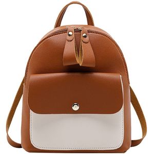 Kleine Vrouwen Rugzak Voor School Tieners Meisjes Pu Mini Reizen Schooltas Rugzak Knapzak Sac A Dos Femme # t1P