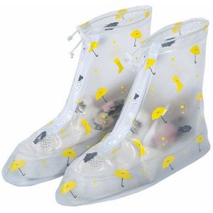 Dikkere Anti-Slip Vrouwen Regen Schoenen Cover Waterdichte Platte Enkellaarsjes Cover Hakken Laarzen Schoenen Covers Regen Laarzen