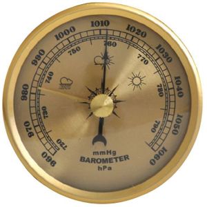 Barometer Manometer Weerstation Wall Mount Thermometer Hygrometer Thuis 63HF