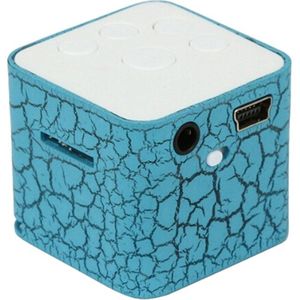 Externe Geluid 120Mah Mini Usb 4H MP3 Speler 32X30X30Mm Kleurrijke Licht 3.5Mm mp3 Muziekspeler Ondersteuning Tf Sd-kaart Met Luidsprekers