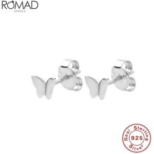 925 Sterling Zilveren Oorbellen Voor Vrouwen Party Oor Bone Piercing Oorbellen Punk Meisje Goud Kraakbeen Vlinder Aretes R5