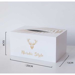 Rechthoek Houten Tissue Box voor Thuis Keuken Badkamer Auto Nordic Stijl Hout Servet Houder Dispenser Organizer