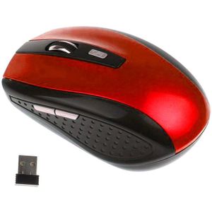 2.4g Wireless Mouse Draagbare Optische 6 Knoppen 1200 dpi Muizen Voor Computer PC Laptop Gamer Zwart Blauw Groen Rood kleur Muis