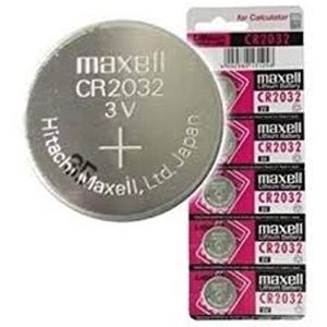 Knop Batterijen Maxell Originele Lithium Batterij CR2032 3V Blister 5X Eenheden