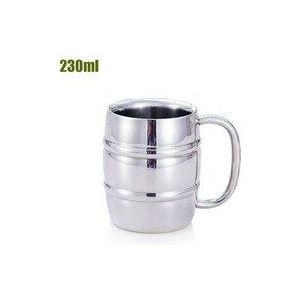 230/450Ml Rvs Tumbler Glas Drinken Bier Koffie Water Mok Cup Camping Vacuüm-Geïsoleerde Onbreekbaar