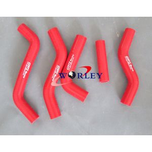 Silicone radiator slang voor Suzuki RMZ250 2007 JAAR ROOD