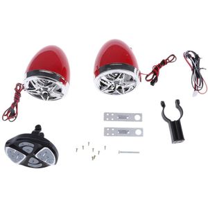 Waterdichte Motorcycle Bike Radio Sound Systeem Motorbike MP3 Speler