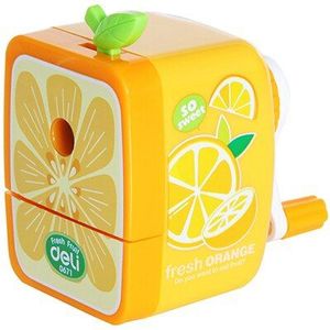 Deli 1Pcs Cute Fruit Serie Mechanische Puntenslijper Voor Schoolbenodigdheden Leuke Briefpapier Items Terug Naar School Spullen