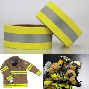 3M Reflecterende Vlam Retardatn Tape Met Geel Zilver En 100% Katoenen Drager Voor Handschoen
