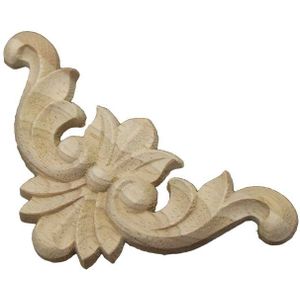 DIY Scrapbook Hoekbeschermers Arts Ambachten Huishoudelijke Hoek Bloem Versiering Exquisite Precisie Carving Hout Hollow Bead Ambachten