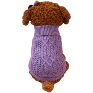 2 Kleur Winter Hond Gebreide Trui Voor Kleine Honden Puppy Huisdieren Warm Houden Hoody Jumper Jas Gebreide Trui Honden pet Puppies