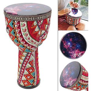 4 Inch / 6 Inch / 8.5 Inch Professionele Afrikaanse Djembe Trommel Kleurrijke Hout Goed Geluid Traditionele Muzikale instrument