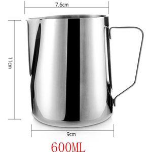 1PC Goed Rvs Melk Craft Koffie Latte Opschuimen Art Jug Pitcher Mok Cup Melk Werper Cappuccino Maker Drinkware