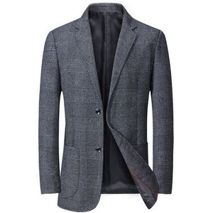 Lente Mannen Plaid Blazer Mode Business Casual Mannen Slim Jasje Grote Maat Casual Banket Wedding Party club Jurk