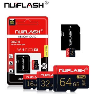 Nuiflash Geheugenkaart 32 64 128 Gb Micro Sd 128 Gb 32Gb 64Gb 256Gb 512Gb Micro sd-kaart Sd/Tf Flash Card Microsd Carte Voor Telefoon