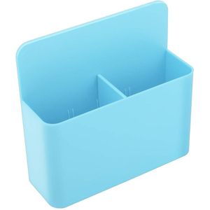 Magnetic Dry Erase Marker Pen Eraser Holder For Whiteboard Pencil Cup Utility Storage Organizer Office Refrigerator Locker-Blue