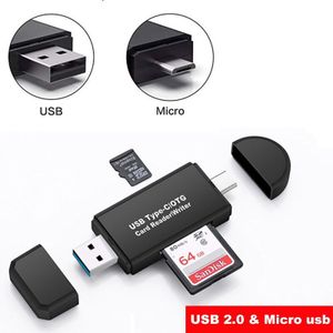 Tf/Mirco Sd Kaartlezer Usb 3.0 Kaartlezer Type C 3.0/2.0 Smart Geheugenkaartlezer Type C Otg Flash Drive Cardreader Adapter