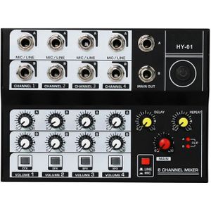 Muzikale Mini Sound Mixer 8 Kanalen O Mixers Effect Usb Mixing Console Karaoke