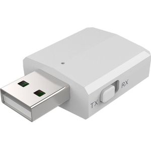 USB Bluetooth 5.0 Zender voor TV 3.5MM Mini Auto Bluetooth Ontvanger AUX Stereo Muziek met Veranderende Schakelaar Draadloze Adapter