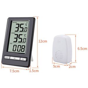 Lcd Wireless Weer Stationtemperature Indoor/Outdoor Lcd Digitale Thermometer Klok Temperatuur Meter Tester Testtools