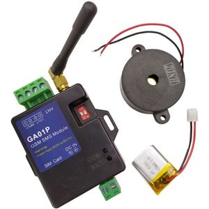 GA01P Mini Gsm Alarm Systemen Sms Alarmen Beveiligingssysteem Oplaadbare Batterij Voor Stroomuitval Alert