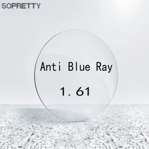 1.61 (+ 6.00 ~-8.00) Recept Anti Blue Ray CR-39 Hars Asferische Glazen Lenzen, bijziendheid Verziendheid Presbyopie Optische Lens