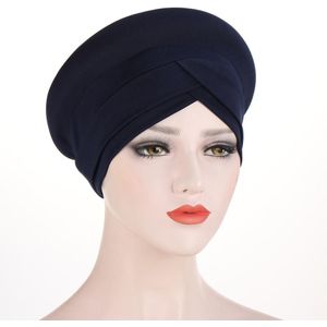 Donut Tulband Caps Voor Vrouwen Chemo Hoed Islamitische Katoen Hoofddoek Hoed Vrouwelijke Hoofdband Tulbanden Moslim Cap Vrouwelijke Headwraps Hoed