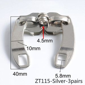 3M 10 # Nylon Code Rits 3 Pcs/3 Paar 10 # Rits Schuifregelaar Self-Cut Nylon coil Zip Lock Gat Silder Hoofd Diy Bagage Reparatie Accessoire