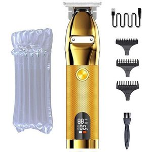 T9 Tondeuse Pro Kapper Tondeuses 0Mm Nul Gapped Draadloze Tondeuse Oplaadbare T-Blade Haircut Grooming kit Voor Mannen