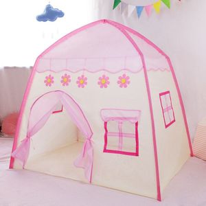 Prinses Kasteel Speeltent Kinderen Speelhuis Kinderen Peuters Meisjes Roze Play Tenten Speelgoed Voor Indoor & Outdoor Games Presenteert