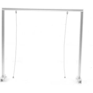 Aluminium Reptiel Lamp Stand X Kolom Structuur Fish Tank Lamp Ondersteuning Voor Fish Tank Voor Schildpad Tank