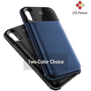 Zelf Opladen Telefoon Case Voor Iphone Xr Xs Max, qi Draadloze Oplader Power Bank Extenal Pack Battery Charger Cover Voor Iphone X Xs