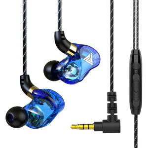 Qkz SK7 Koperen Driver 3.5Mm Wired Hoofdtelefoon Super Bass Koptelefoon Hifi Stereo Oordopjes Muzikant Monitor Headset Fone De Ouvido
