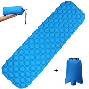 Ultralight Matras Lucht Mat Met Opblaasbare Zak Opblaasbare Slapen Pad Luchtbed Camping Slapen Pad Voor Wandelen Camping