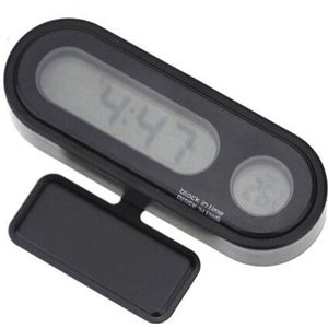 Auto Thermometer Klok Mini Horloge K02 Nachtlampje Voertuig Led Elektronische Thermometer Schedule Auto Product Auto Accessoires