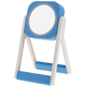 Led Verlichte Make-Up Spiegel Schoonheid Stand Badkamer Spiegel Cosmetische Opvouwbare