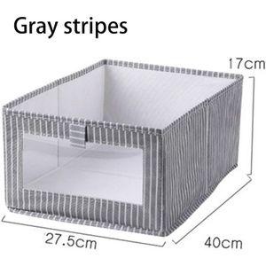 Lade Non Woven Opbergdoos Ondergoed Speelgoed Huishouden Afwerking Opvouwbare Container Ruimtebesparend Slaapkamer Opbergdoos