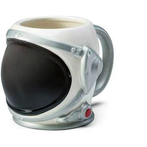 Creatieve 3D Astronaut Helm Keramische Mok Vorm Water Cup Kopje Koffie Reizen Mok Handgreep Weird Persoonlijkheid Melk Cups Voor jongen