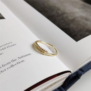 Louleur 925 Sterling Zilveren Ovale Diamond Glossy Ringen Goud Originele Creatieve Exquisite Open Ringen Voor Vrouwen Fijne Sieraden