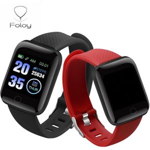 116Plus horloge voor mannen Hartslag Bloeddruk Gezondheid Waterdichte SmartWatch Polsband Fitness Tracker vrouwen horloges